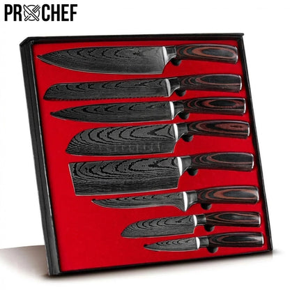 Coffret 8 Couteaux Japonais - ProChef®