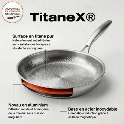 TitaneX® – Poêle antiadhérente titane