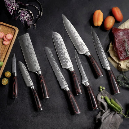 Coffret 8 Couteaux Japonais - ProChef®