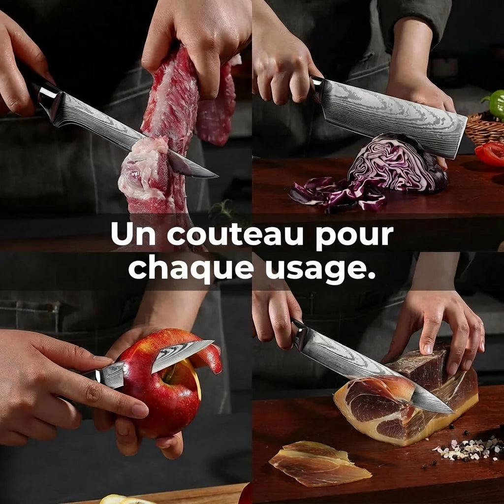 Coffret 8 Couteaux Japonais - ProChef®